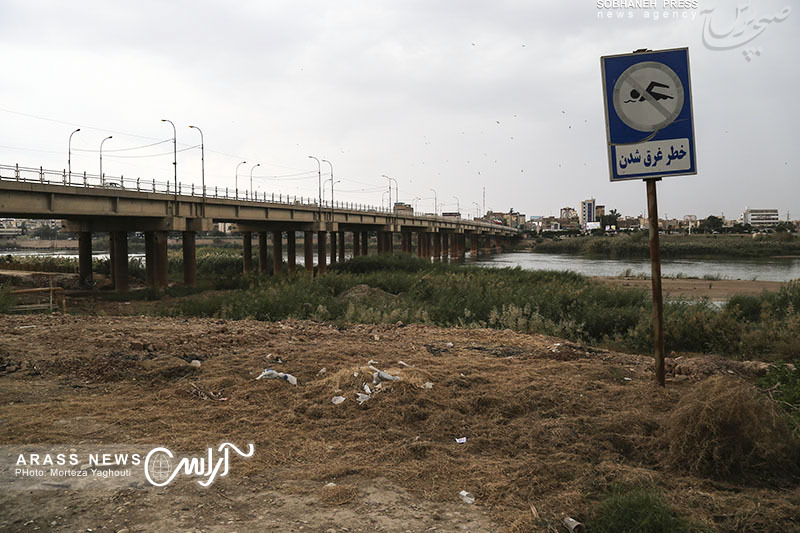 گزارش تصویری 1 / روایتی از زوال رودخانه کارون