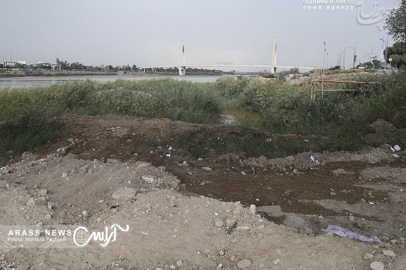 گزارش تصویری 1 / روایتی از زوال رودخانه کارون