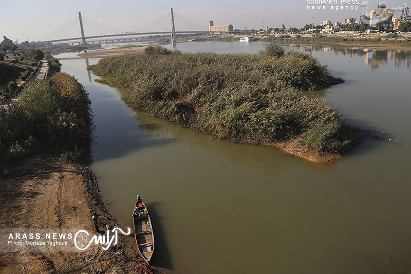 گزارش تصویری 1 / روایتی از زوال رودخانه کارون