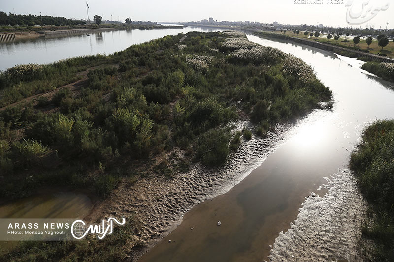 گزارش تصویری 1 / روایتی از زوال رودخانه کارون