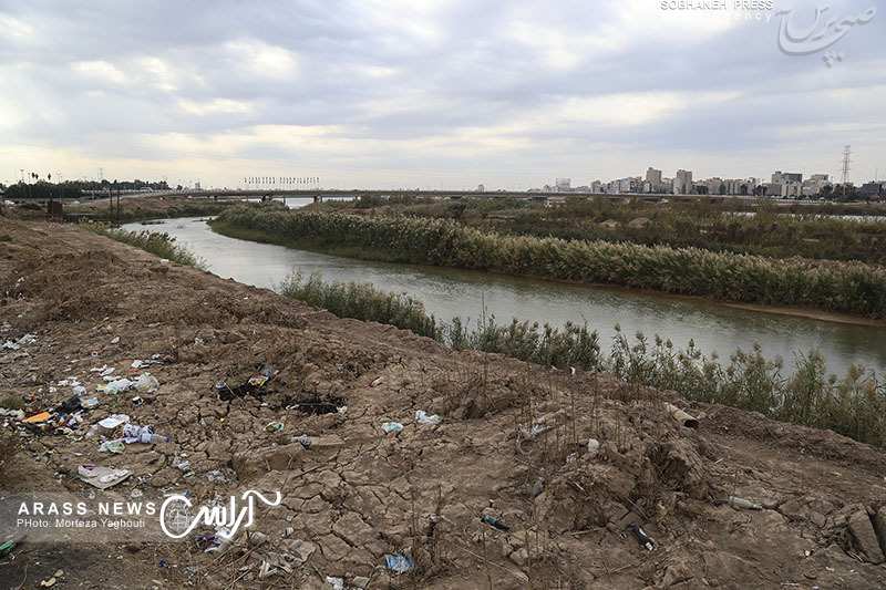گزارش تصویری 1 / روایتی از زوال رودخانه کارون