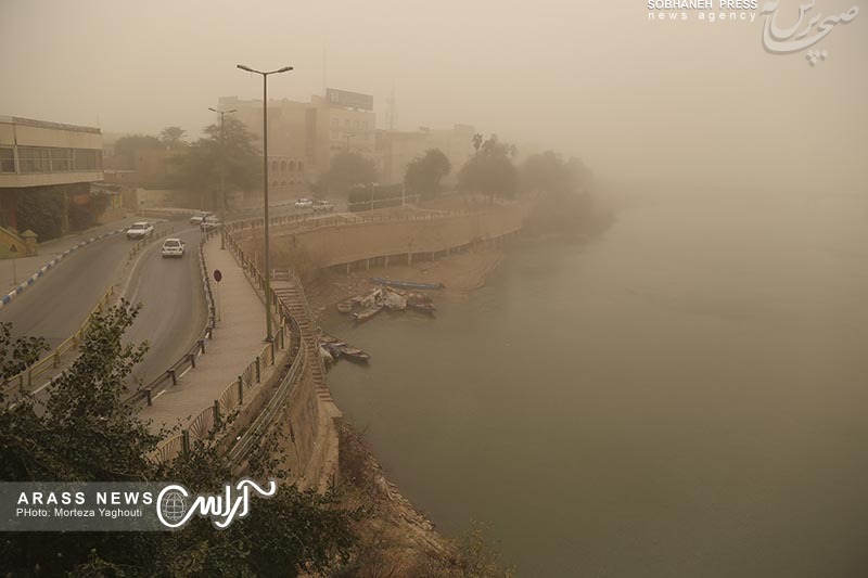 گزارش تصویری / گرد و خاک شدید اهواز