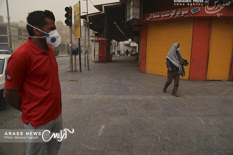 گزارش تصویری / گرد و خاک شدید اهواز