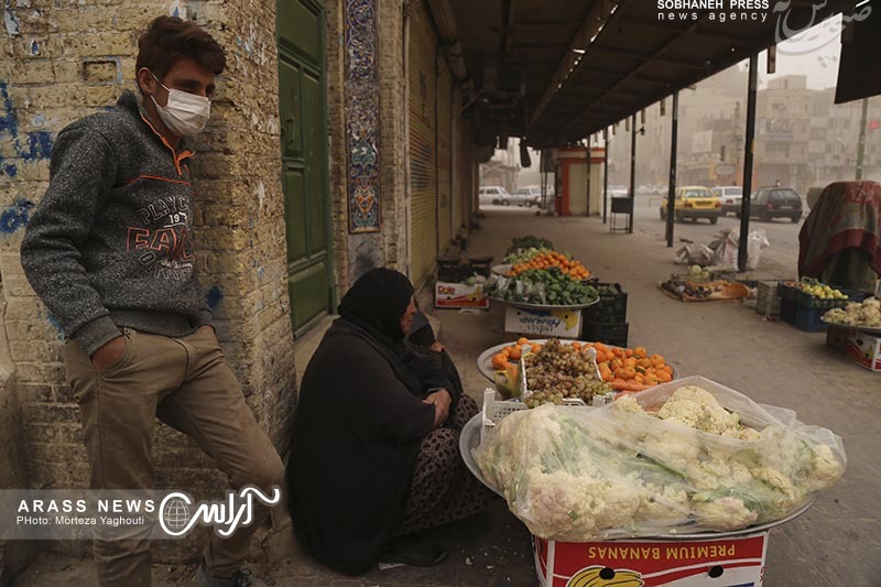 گزارش تصویری / گرد و خاک شدید اهواز