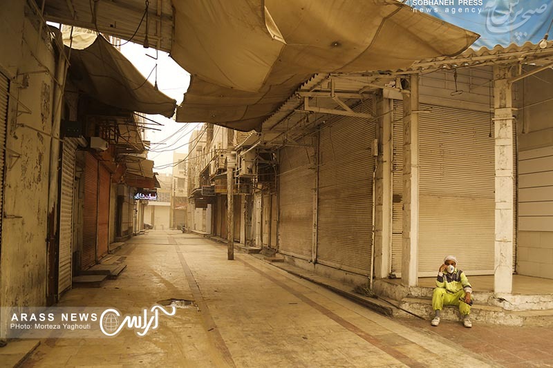 گزارش تصویری / گرد و غبار امروز اهواز