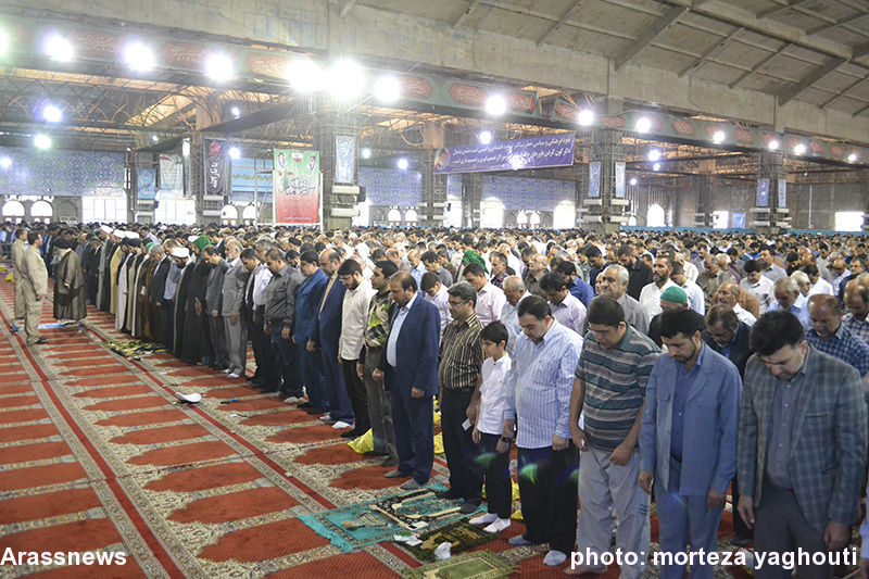 گزارش تصویری/ اقامه نماز عید سعید فطر در مصلی مهدیه اهواز