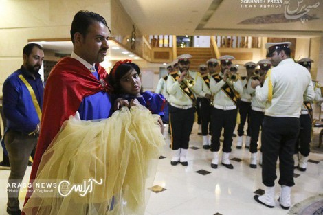 گزارش تصویری/ برآورده شدن آرزوی سه دختر  مبتلا به سرطان در اهواز
