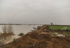 خطر سیلاب از مناطق بحرانی جزیره مینو برطرف شد