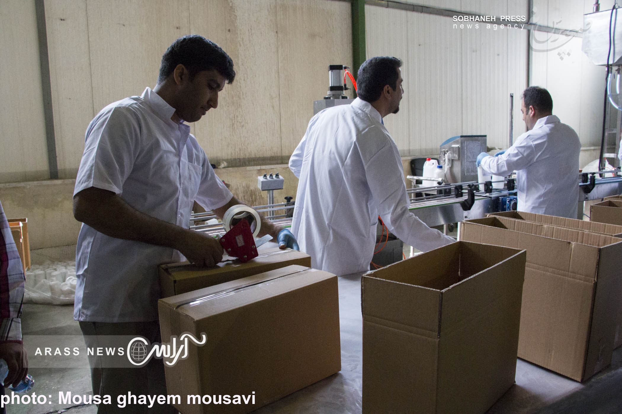 گزارش تصویری/ راه اندازی 2 خط تولید الکل رازی در اهواز