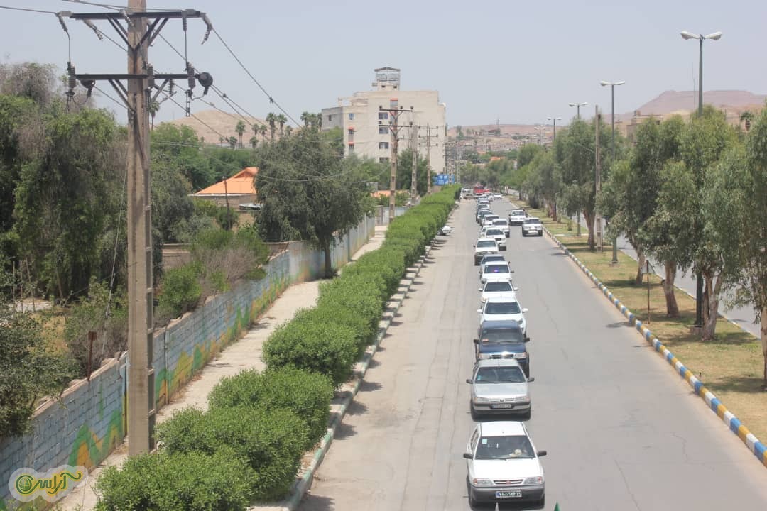 رژه موتوری و خودرویی به مناسبت سوم خرداد سالروز آزادسازی خرمشهر در شهرستان مسجدسلیمان