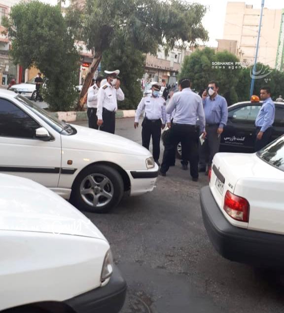 آغاز طرح ساماندهي كوتاه مدت خطوط تاكسيراني در هسته مركزي شهر و مكانيزه كردن ايستگاهها در طرح ميان مدت+گزارش تصويري