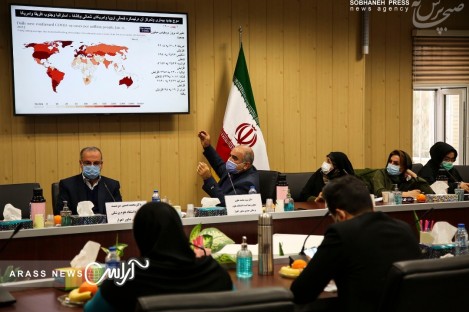 نشست خبری سرپرست دانشگاه علوم پزشکی جندی شاپور اهواز و معاونین بهداشت و درمان از نگاه‌ دوربین آراس