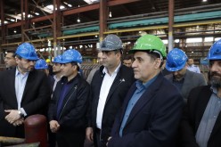 بازدید معاون وزیر تعاون، كار و رفاه اجتماعی از شركت لوله سازی اهواز