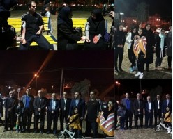 ورزش شامگاهی درمسجدسلیمان  برگزار شد