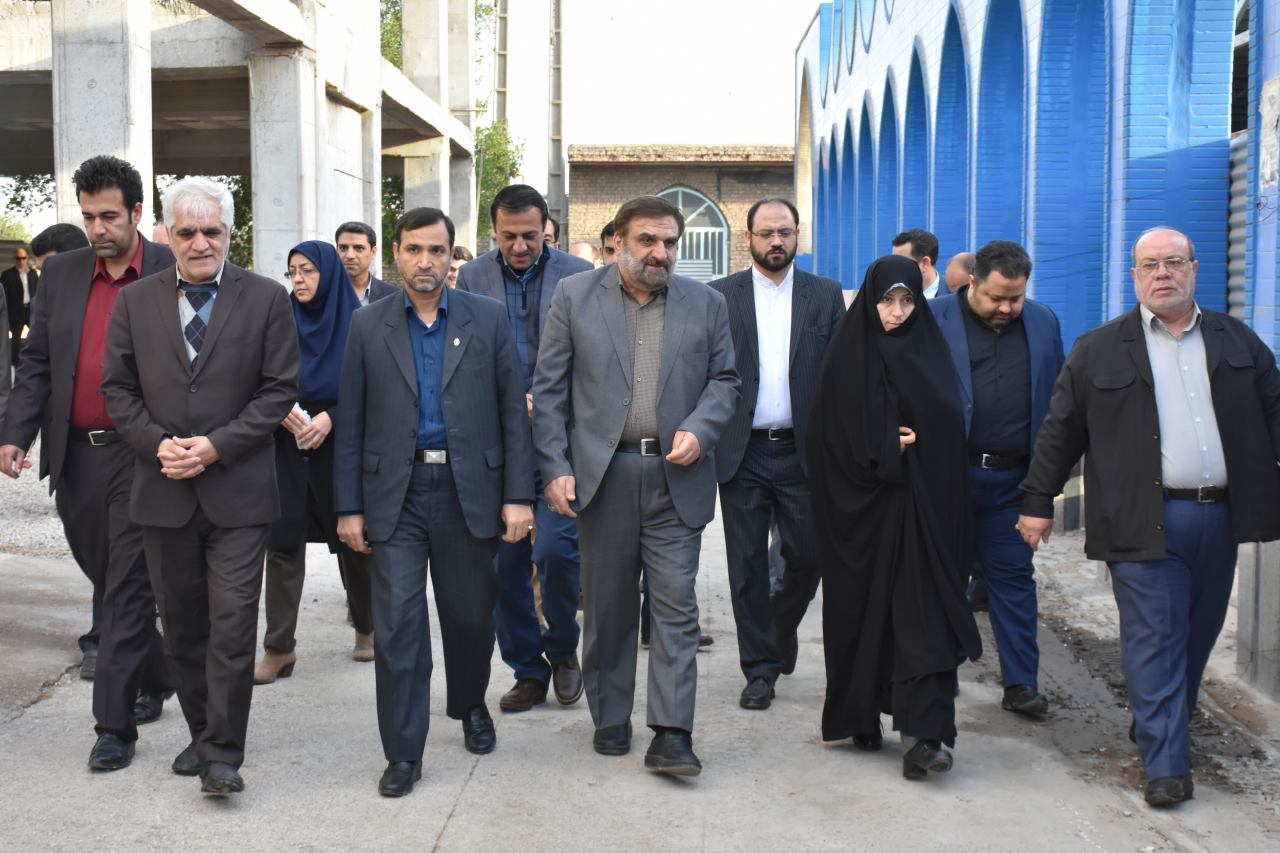 حضور سرکار خانم دکتر احمدپوری معاون رییس جمهور و رییس سازمان میراث فرهنگی؛گردشگری و صنایع دستی کشور در گلزار شهدای اهواز