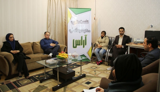 نشست صمیمانه دکتر زراسوندی رئیس بنیاد نخبگان خوزستان با گروه رسانه ای آراس