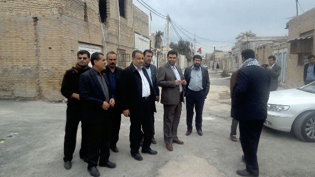 تصاویر / بازدید دکتر سیدخلف موسوی شهردار کلانشهر اهواز از منطقه خروسیه اهواز