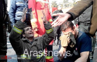 شهادت ۳۰ نفر از قهرمانان آتش‌نشانی در پلاسکو+ عکس