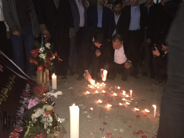 گزارش تصویری/ مراسم گرامیداشت شهدای آتش نشانی در اهواز