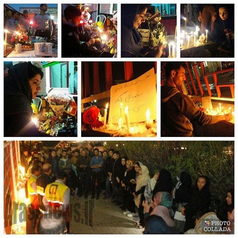 گزارش تصویری/ مراسم گرامیداشت شهدای آتش نشانی در اهواز