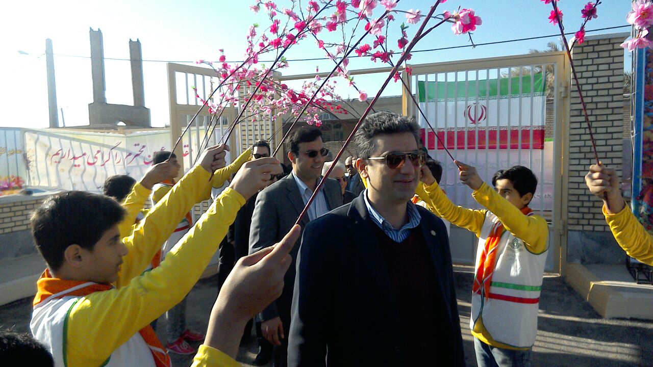 آیین گشایش مدارس ایران من شماره ۳۲ استان خوزستان سوسنگرد روستای آلبوعفری