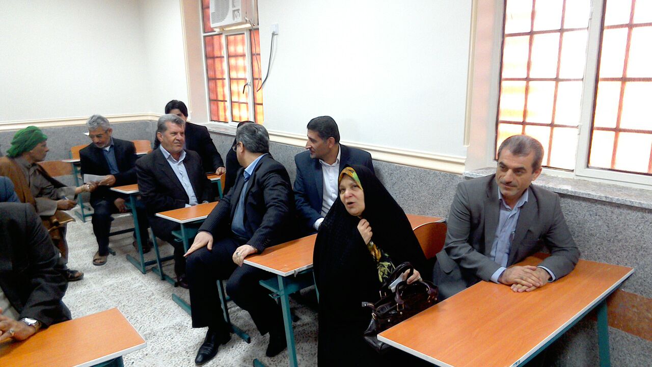 آیین گشایش مدارس ایران من شماره ۳۲ استان خوزستان سوسنگرد روستای آلبوعفری