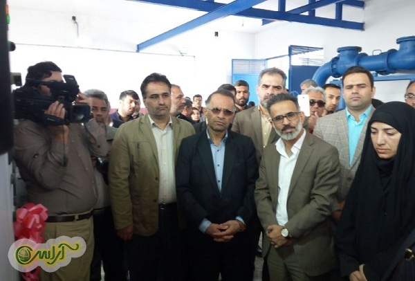 بهره برداری از طرح های آبرسانی به مناطق محروم در شهرستان کارون
