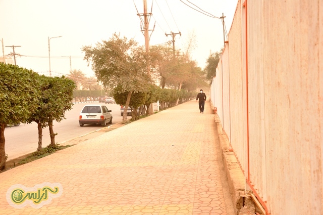 تصاویر/یک روز خاکی در اهواز