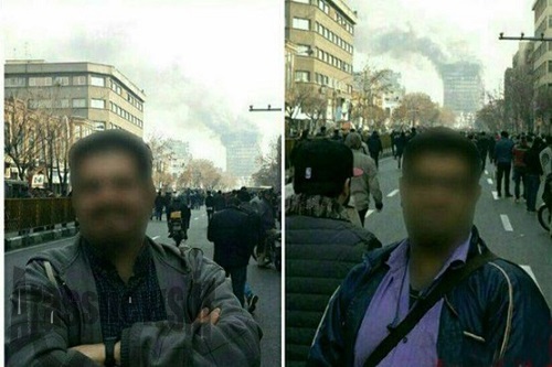 زشت ترین سلفی از حادثه ساختمان پلاسکو