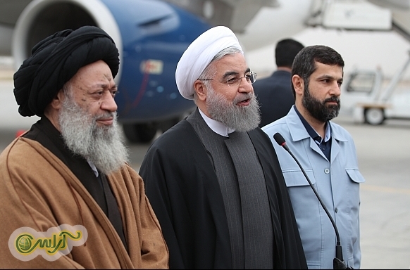 گزارش تصویری ورود رییس جمهور به خوزستان