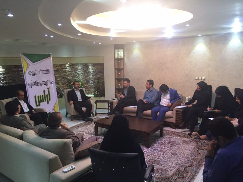 دو نماینده مجلس دهم میهمان گروه رسانه ایی آراس