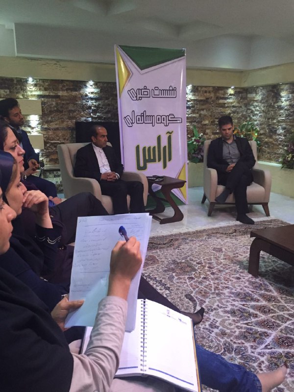 دو نماینده مجلس دهم میهمان گروه رسانه ایی آراس