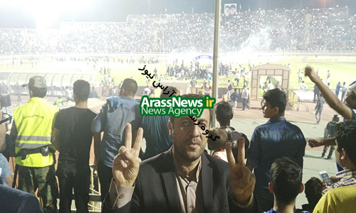 عکس های متفاوت و دیدنی از حاشیه های بازی استقلال خوزستان - ذوب آهن از نگاه سردبیر آراس