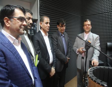 گزارش تصویری افتتاح استودیو تولید محتوا و مرکز آموزش مجازی دانشگاه علوم پزشکی اهواز با حضور معاون وزیر بهداشت