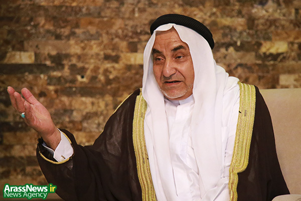 بازدید حاج کاظم صخراوی هماهنگ کننده امور عشایر عرب خوزستان وبازرس جمعیت خیریه عشایر خوزستان ازدفتررسانه ایی آراس