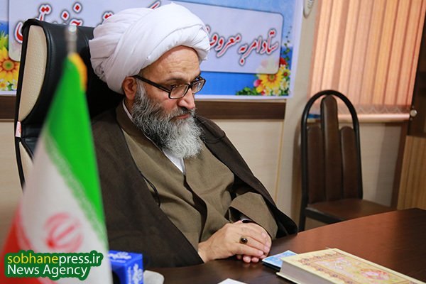 نشست خبری حضرت آیت الله دکتر حیدری و رئیس ستاد امر به معروف ونهی ازمنکر شهرستان اهواز با اصحاب رسانه