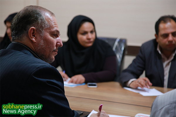 نشست خبری حضرت آیت الله دکتر حیدری و رئیس ستاد امر به معروف ونهی ازمنکر شهرستان اهواز با اصحاب رسانه