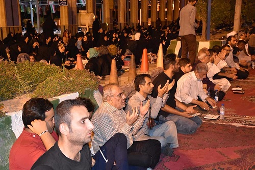 برگزاری مراسم احیاء شب 27 رمضان به میزبانی شهدا و در گلزار شهدای اهواز