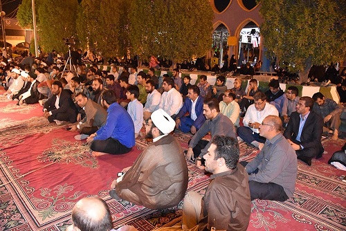 برگزاری مراسم احیاء شب 27 رمضان به میزبانی شهدا و در گلزار شهدای اهواز