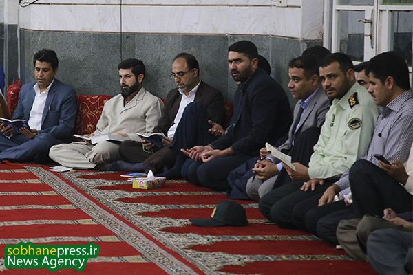 حضوراستانداردرمراسم شب احیاء حسینیه سجادیه کارون