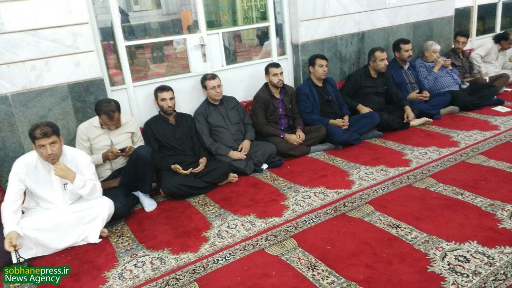 حضوراستانداردرمراسم شب احیاء حسینیه سجادیه کارون