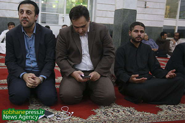 حضوراستانداردرمراسم شب احیاء حسینیه سجادیه کارون