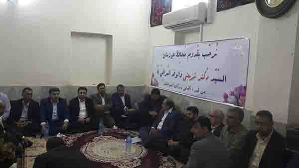 تصاویر حضور استاندار در منطقه زرگان و بخش باوی