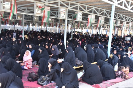 مراسم پرفیض دعای عرفه به یاد شهدای فاجعه منا در گلزار شهدای اهواز برگزار شد