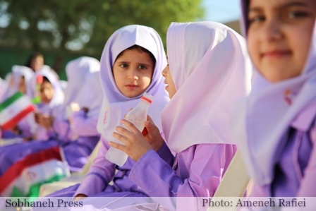 تصاویر / بازگشایی مدارس جشن نوشکوفه ها در شهرستان کارون خوزستان