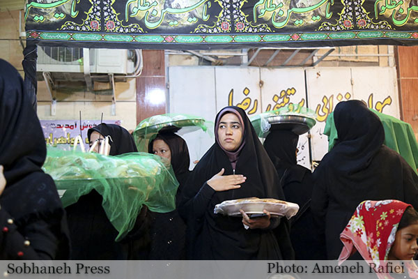 تصاویر / مراسم سینی حضرت  قاسم ابن الحسن (ع) در اهواز