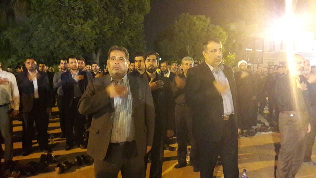 حضور شهردار کلانشهر اهواز دکتر سیدخلف موسوی در مراسم استقبال از شهید مدافع حرم شهید محمدکیهانی