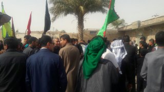 هم اکنون آغاز بزرگترین مراسم پیاده روی مردمی اربعین کشور از منطقه ولایتمدار ملاشیه اهواز