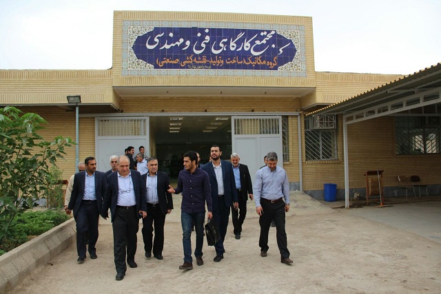 بازدید معاون سیاسی و اجتماعی استانداری خوزستان از دانشگاه فنی وحرفه ای خوزستان