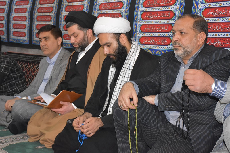 حجت الاسلام سیدرضا جزایری در مراسم روضه سیدالشهدا: قطعه شهدای مدافع حرم،مدفن انصارالحسین (ع) است